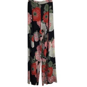 Alice + Olivia Women's Floral Wide Leg Pats Casual Multicolor Size XXS